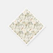 Olive & Lantern Islamic Party Napkins Serviette (Ecke)