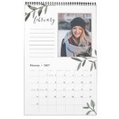 Olive Leaf | 12 Foto - Kalender mit Anmerkungen (Feb 2027)