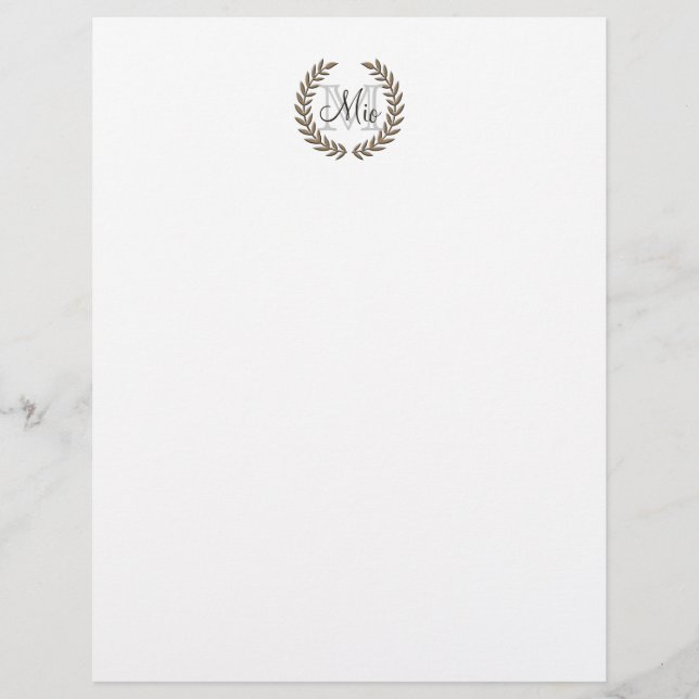 Olive Leaf Letter Head (Vorderseite)