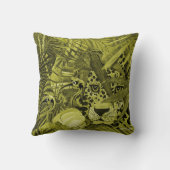 Olive Leopard Bush Cushion Kissen (Rückseite)