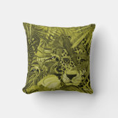 Olive Leopard Bush Cushion Kissen (Vorderseite)