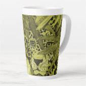 Olive Leopard  Milchtasse (Rechte Ecke)