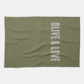 Olive&Liebe - lustiges Zitat Geschirrtuch (Horizontal)