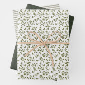 Olive 'Martini' Green Geschenkpapier Set (Beispiel)