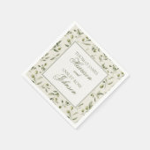 Olive Martini Tini Bit In Love Old Money Wedding Serviette (Ecke)