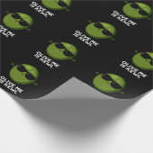 Olive Me is Kewl Cool Olive Puppe Dark BG Geschenkpapier (Ecke)