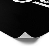 Olive Me is Kewl Cool Olive Puppe Dark BG Poster (Ecke)