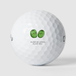 Olive Me Loves Olive You | Humor Hochzeiten Braut Golfball