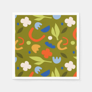Olive Meadow Serviette