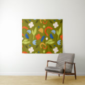 Olive Meadow Wandteppich (Beispiel (Horizontal))