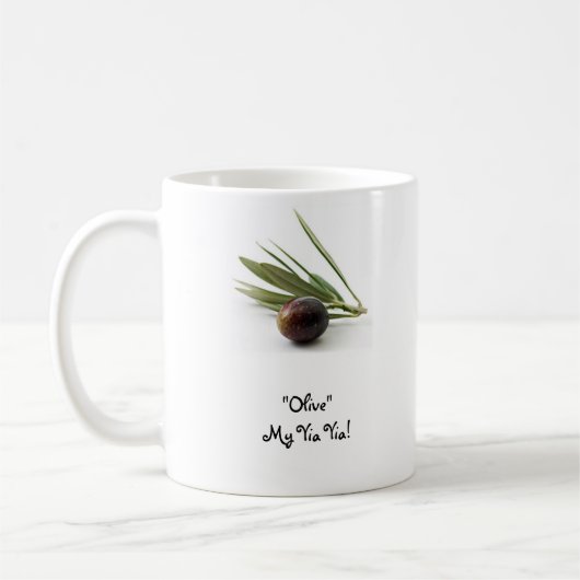 "Olive" mein Yia Yia! Kaffeetasse (Links)