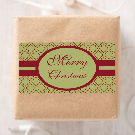 Olive Merry Christmas Labels (Insitu)