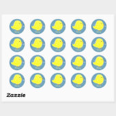 Olive Niedlich Baby Chick Sticker (Blatt)