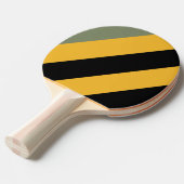 Olive Nightlight Bold Stripes Tischtennis Schläger (Vorderseite)