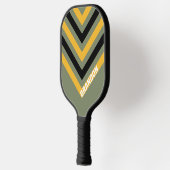 Olive Nightlight Vintag mit Name Pickleball Schläger (Links)