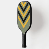 Olive Nightlight Vintag Zickzack Pickleball Schläger (Links)