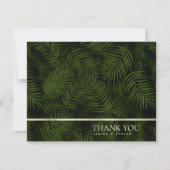 Olive Oasis Palmen Muster Danke ID1324 (Vorderseite)