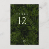 Olive Oasis Palms Muster Tischnummer ID1324 (Vorderseite)
