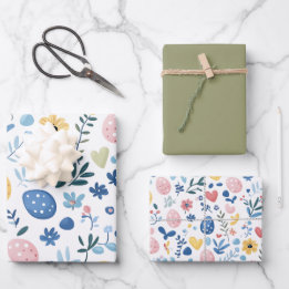Olive Oaster Wrapping Paper Set - 19"x29" Geschenkpapier Set