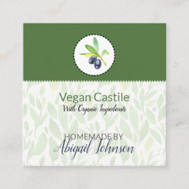 Olive Oil, hausgemachte Bath & Body-Label | Tag