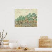 Olive Orchard - Vincent van Gogh Kunstgewerbe Poster (Küche)