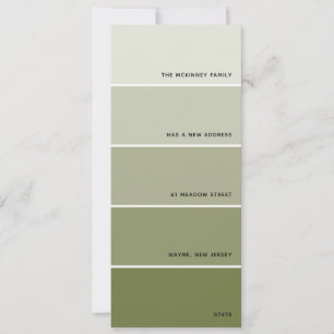 Olive Paint Swatch Ankündigung