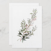 Olive Palestine Card Einladung (Vorne/Hinten)