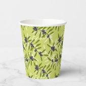 Olive Pattern Pappbecher (Links)