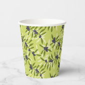 Olive Pattern Pappbecher (Vorderseite)