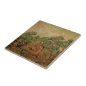 Olive Picking von Vincent van Gogh Fliese (Seite)