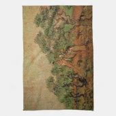 Olive Picking von Vincent van Gogh Geschirrtuch (Vertikal)
