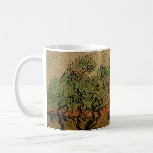 Olive Picking von Vincent van Gogh Kaffeetasse (Links)
