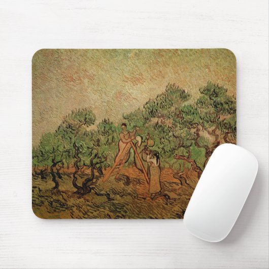Olive Picking von Vincent van Gogh Mousepad (Mit Mouse)