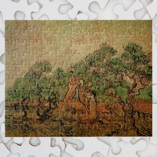 Olive Picking von Vincent van Gogh Puzzle