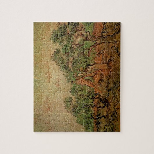 Olive Picking von Vincent van Gogh Puzzle (Vertikal)