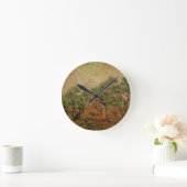 Olive Picking von Vincent van Gogh Runde Wanduhr (Zuhause)