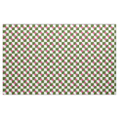 Olive Pink Floral Checkerboard Polyester Fabric Stoff (Yard (91,4 cm))