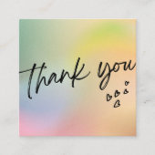 Olive Pink Heart Trendmedia Beilage Visitenkarte (Vorderseite)