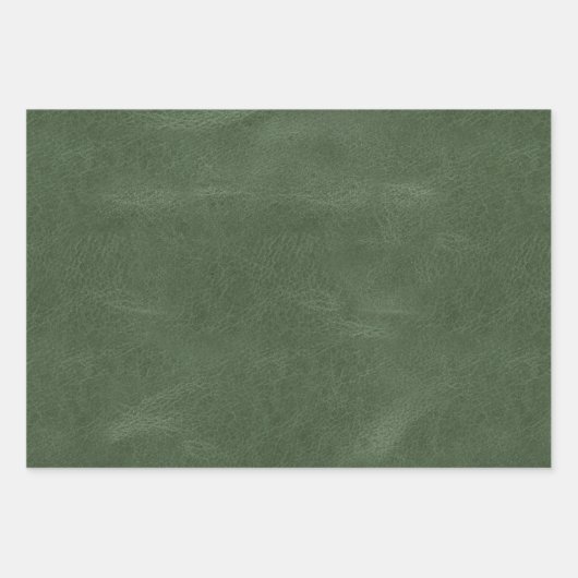 Olive Pistachio Mint Grün Weihnachtsbaum Textur Geschenkpapier Set (Vorderseite)