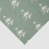 Olive Pistachio Mint Grüner Weihnachtsbaum Seidenpapier (Ausschnitt)