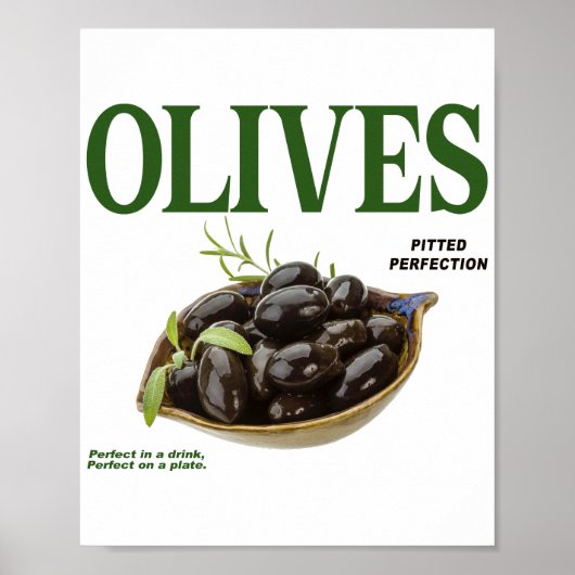 Olive Pitection Poster (Vorne)