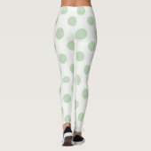 Olive Polka Dots Leggings (Rückseite)