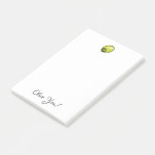 Olive Post-it Klebezettel (angewinkelt)