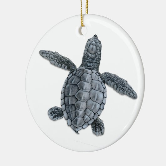 Olive Ridley Sea Turtle Hatchling Ornament (Links)