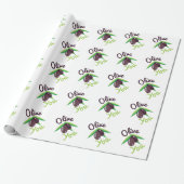 Olive Sie Geschenkpapier (Ungerollt)