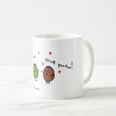 Olive Sie! Kaffeetasse (VorderseiteRechts)