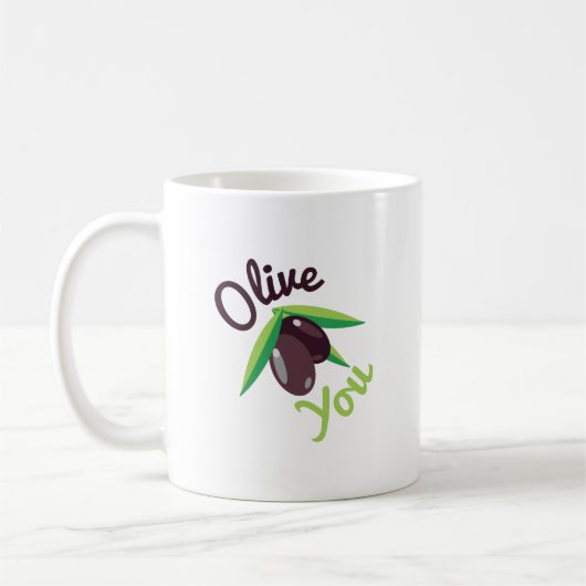 Olive Sie Kaffeetasse (Links)