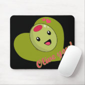 Olive Sie Mousepad (Mit Mouse)