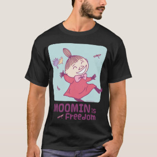 Olive Skiing Moominpappa steckt im Schnee Winter S T-Shirt