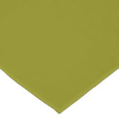 Olive Solid Color Table Runner Kurzer Tischläufer (Ecke)